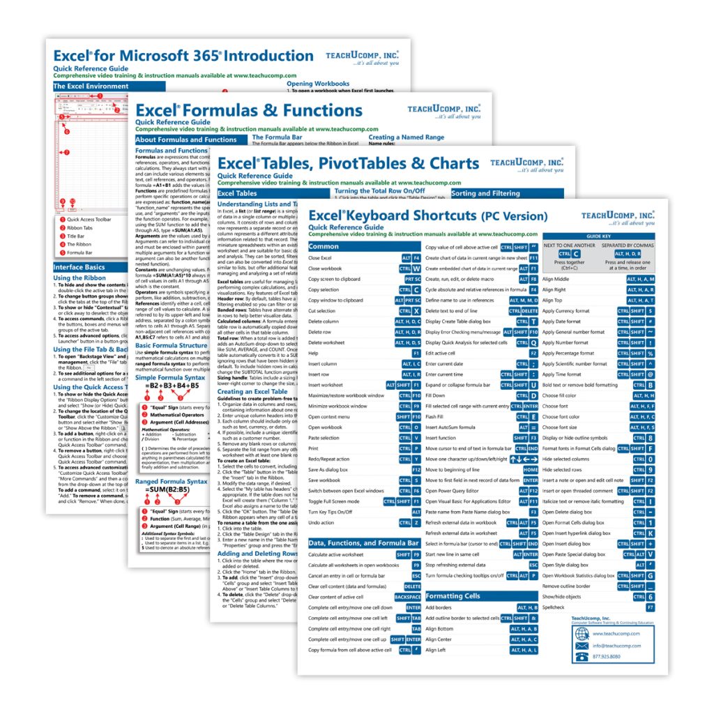 Excel Eshop Excel – TeachUcomp, Inc.